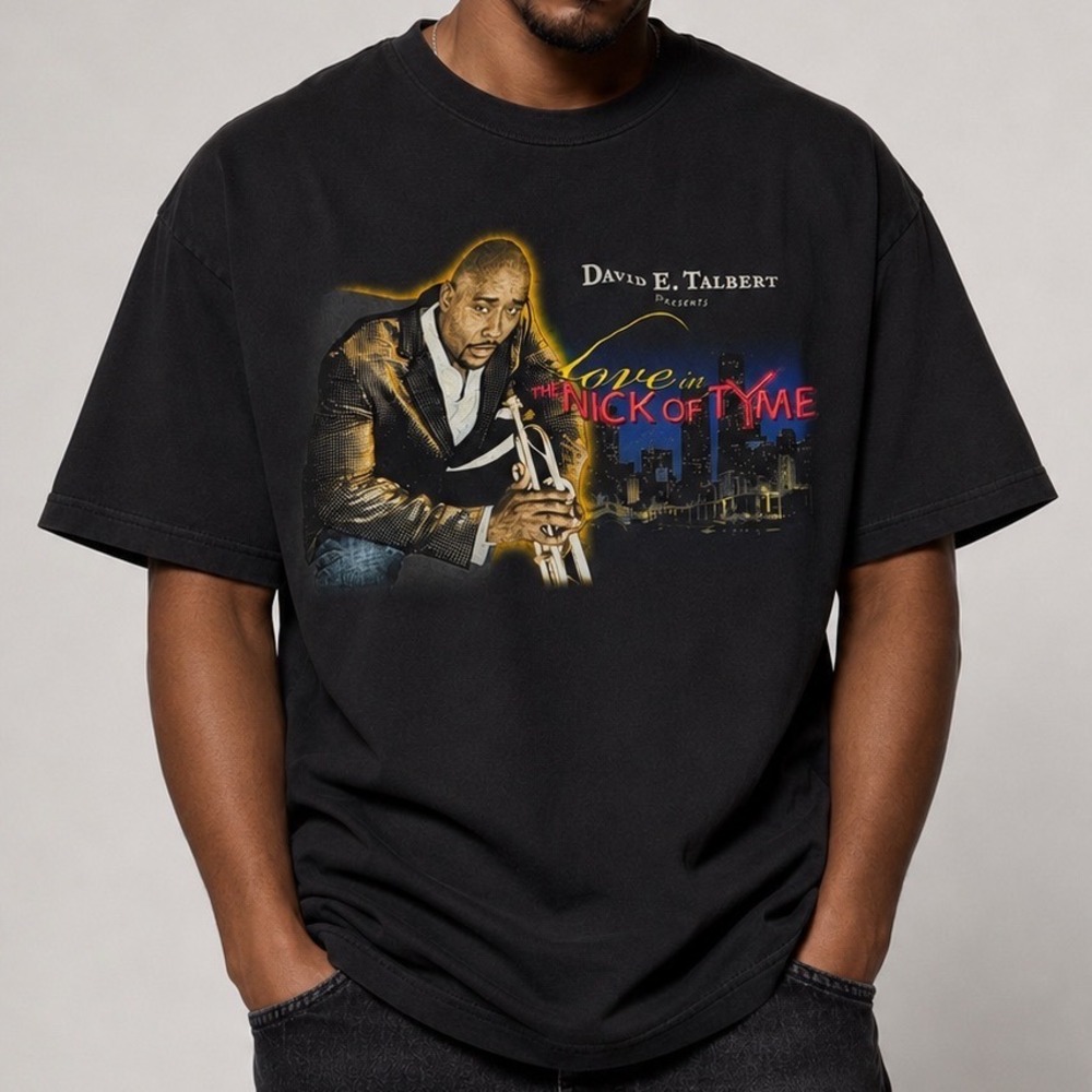 David E Talbert Love‎ in the Nick of Tyme Graphic Tee Black XL Quail Hollow